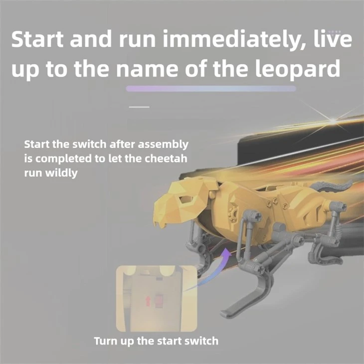 DIY Assembly Electric Robot Leopard DIY Assembly Electric Robot Leopard