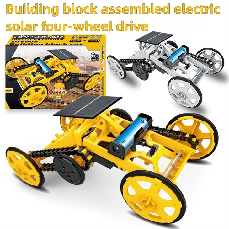 The Solar-powered Assembled Four-wheel Drive Car