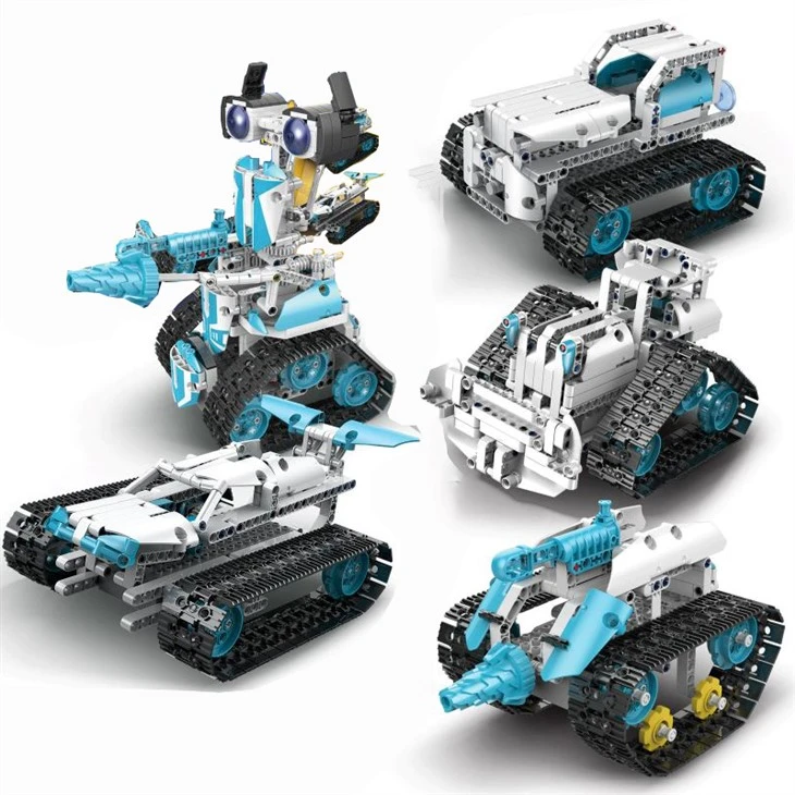 5 in 1 APP Control Programmable RC Assembly Robot Toy