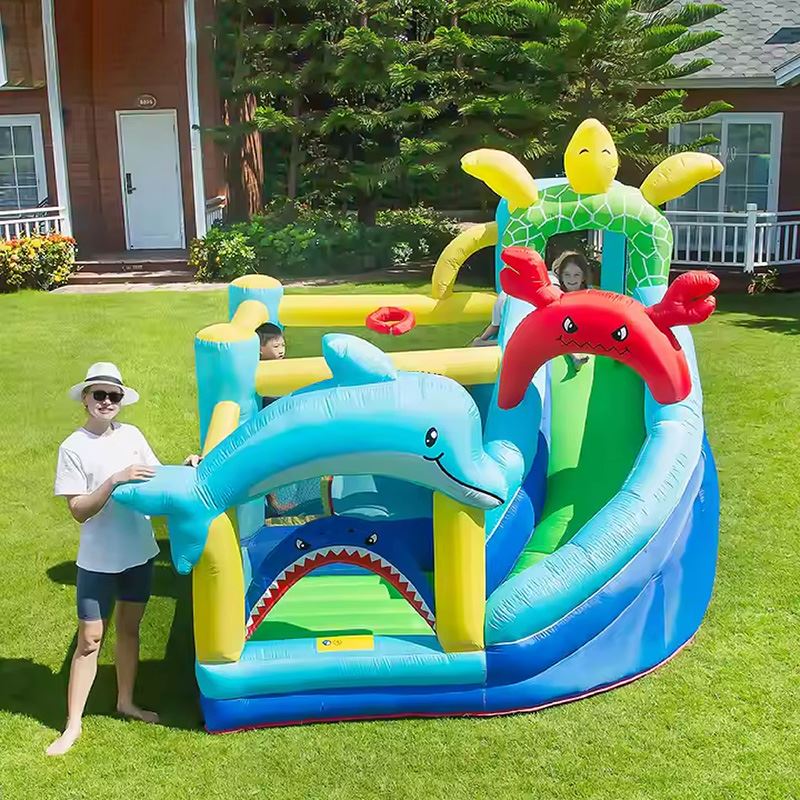 Marine Life Themed Inflatable Castle