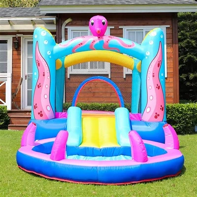Octopus Theme Inflatable Water Castle