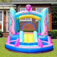Octopus Theme Inflatable Water Castle