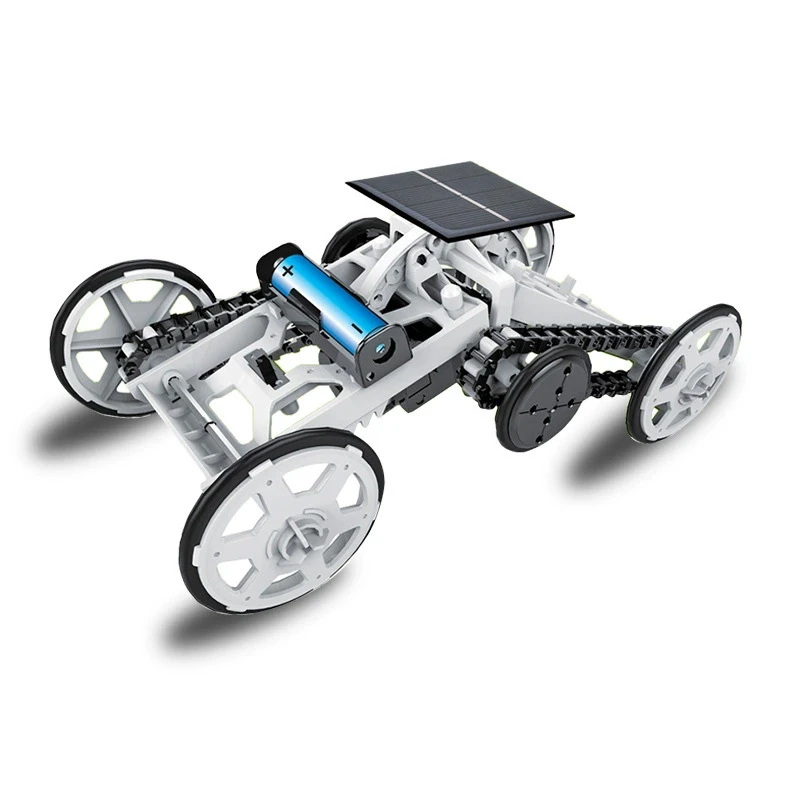 Solar-powered Assembled Four-wheel Drive Car